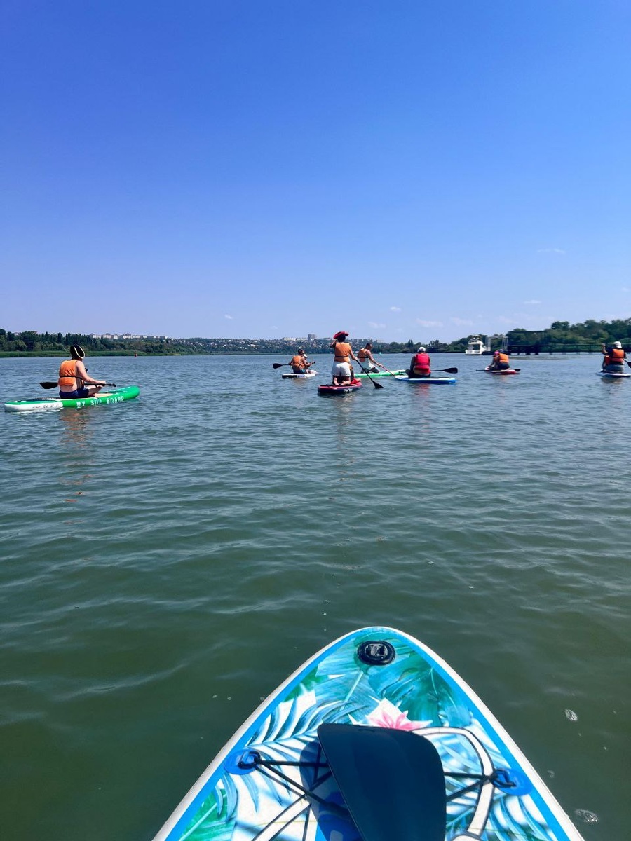 А это уже пиратская вечеринка на сапах
