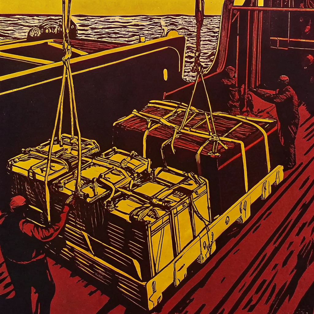 Доставляем по морю, поездом или самолетом