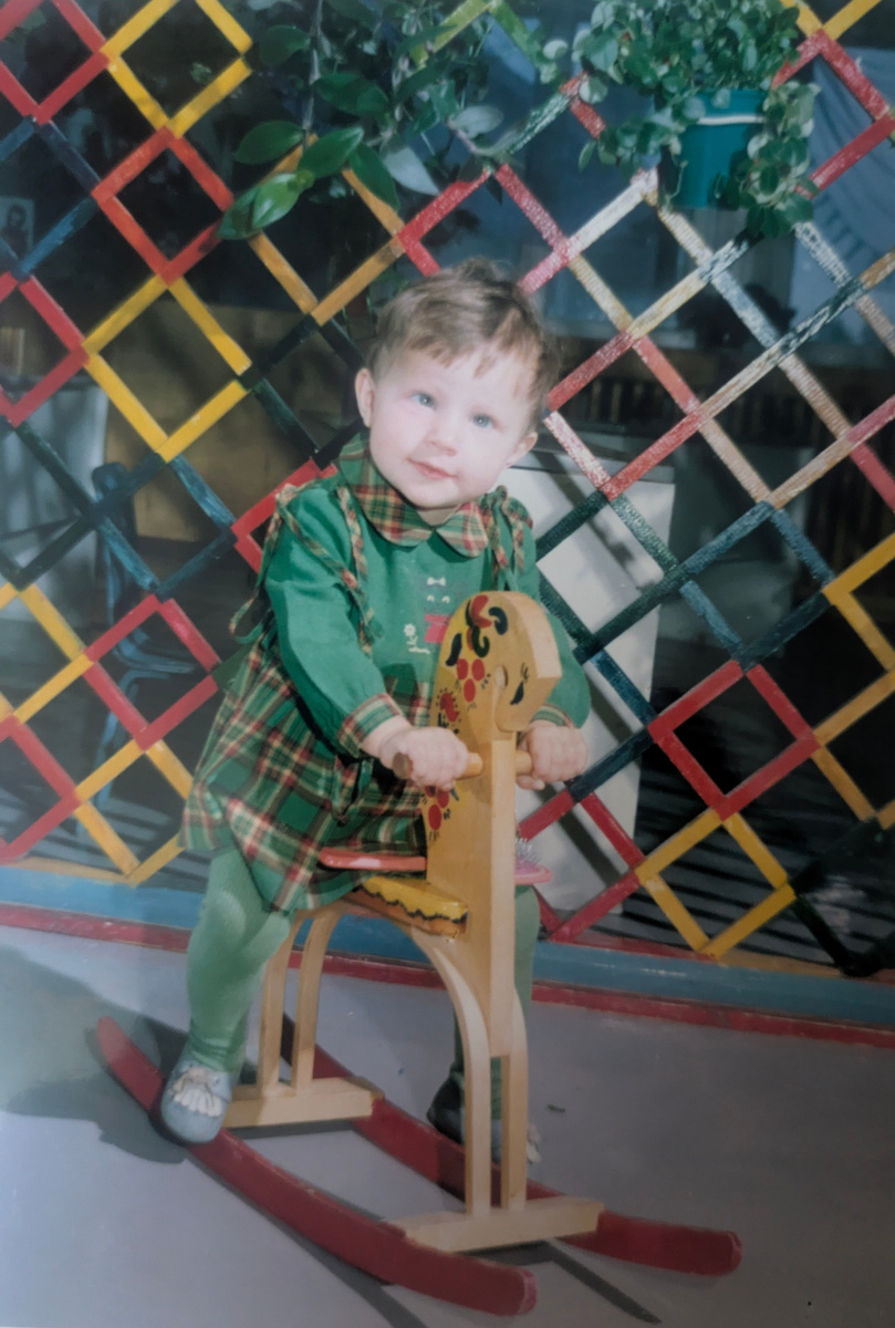 Маленькая я в детском саду