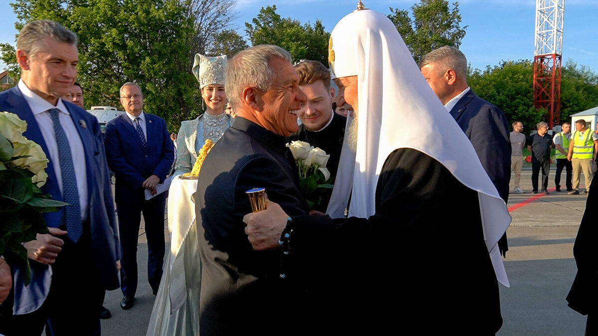 Патриарх Московский и всея Руси Кирилл в четвертый раз порадовал Татарстан своим приездомФото: rais.tatarstan.ru