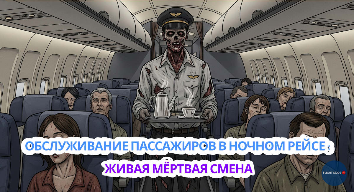 Бортпроводник -зомби