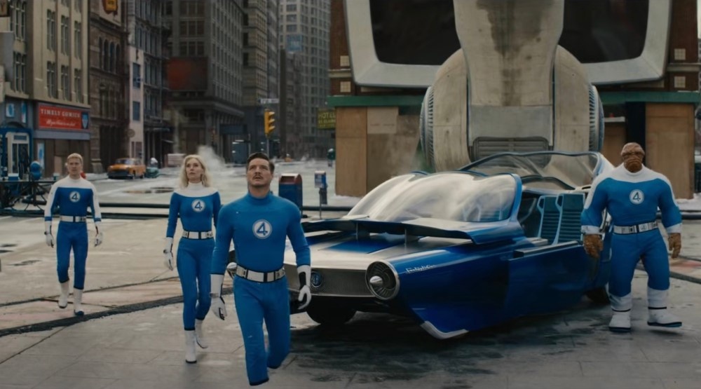     Кадр из фильма «Фантастическая Четверка: Первые шаги» (2025)