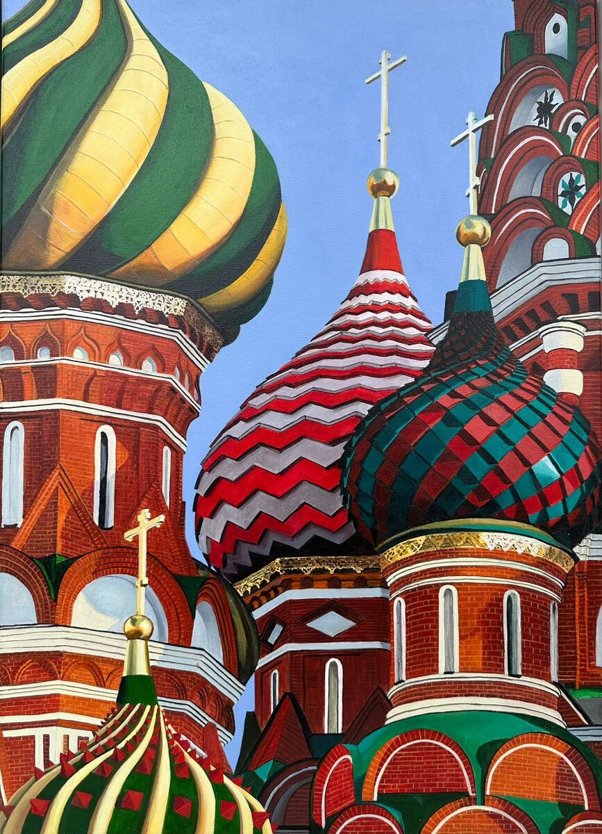 Г. Галаванова - «Купола», холст 50х70, акриловые краски