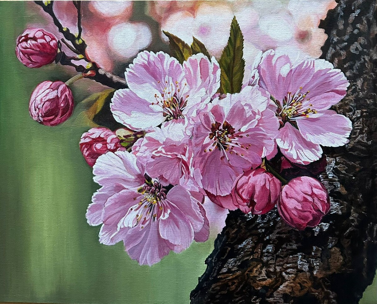 Г. Галаванова - «Весна», холст 40х50, акриловые краски