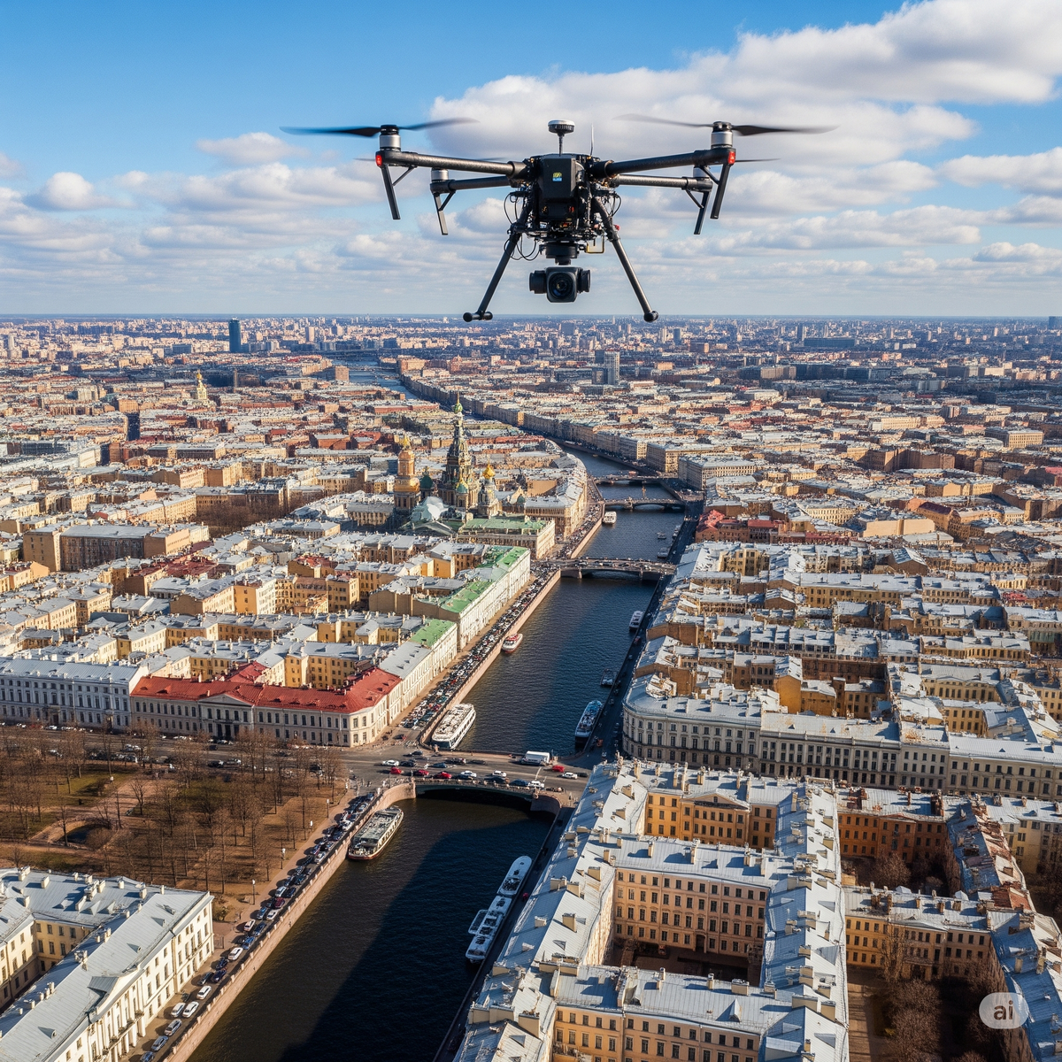 Топосъемка с дрона в СПб