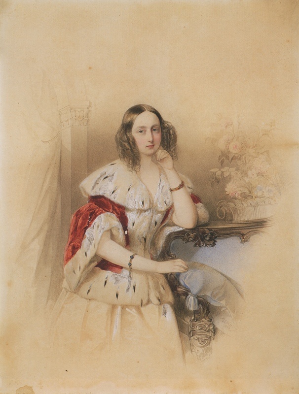 Портрет Ольги Николаевны, 1840, великой княжне 18 лет