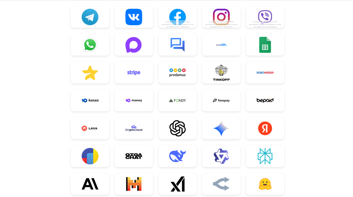 спектр интеграции