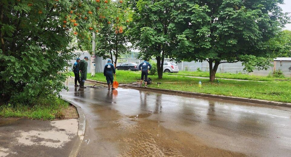    результат после устранения подтопления