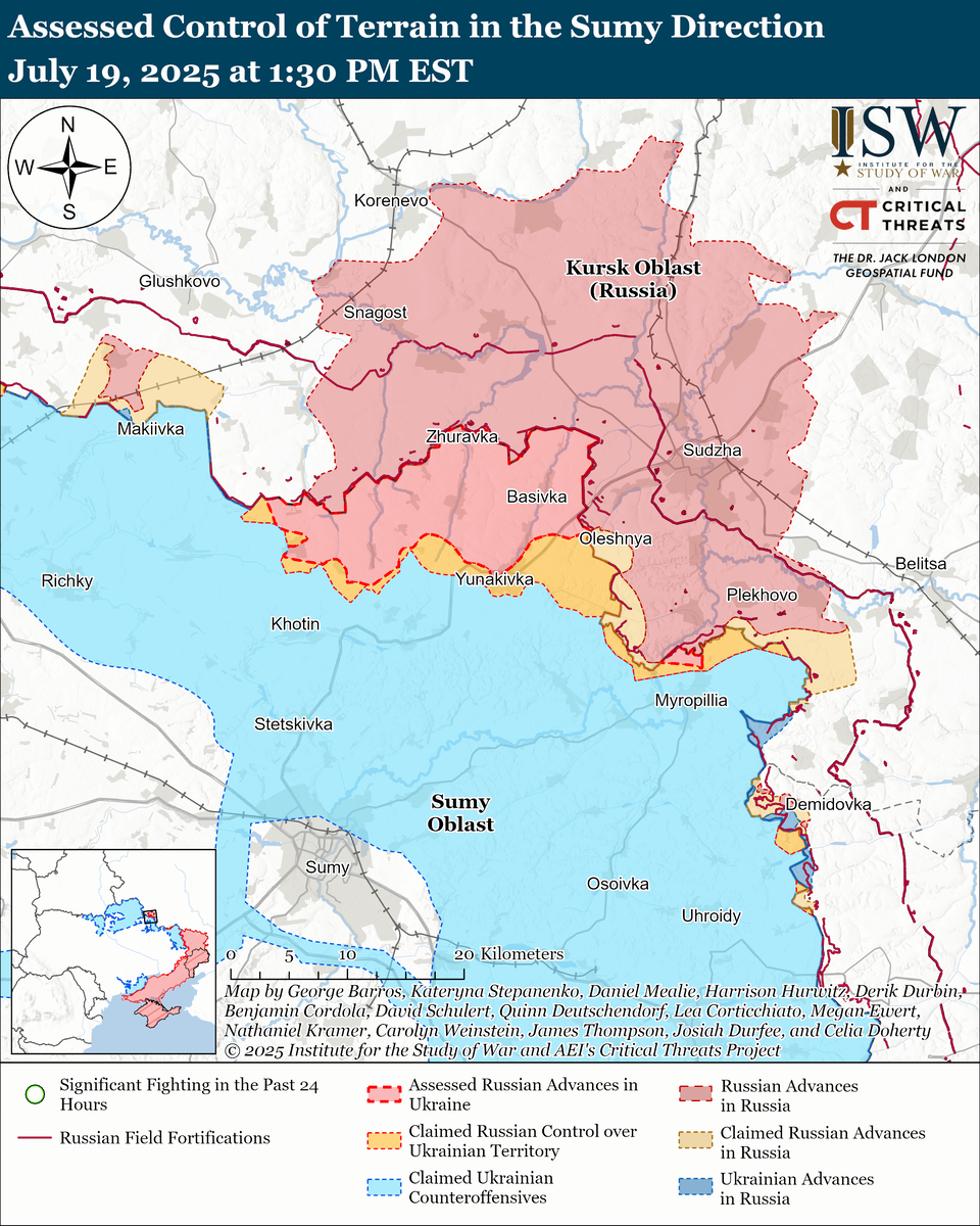 Источник: Американский Институт Изучения Войны. 