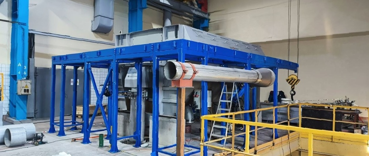 Монтаж технологической линии на картонной фабрике в Татарстане