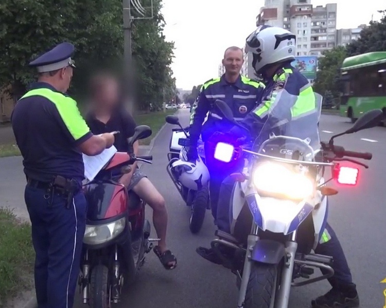     За три дня в Курске произошло 4 ДТП с участием мототранспорта, есть погибший