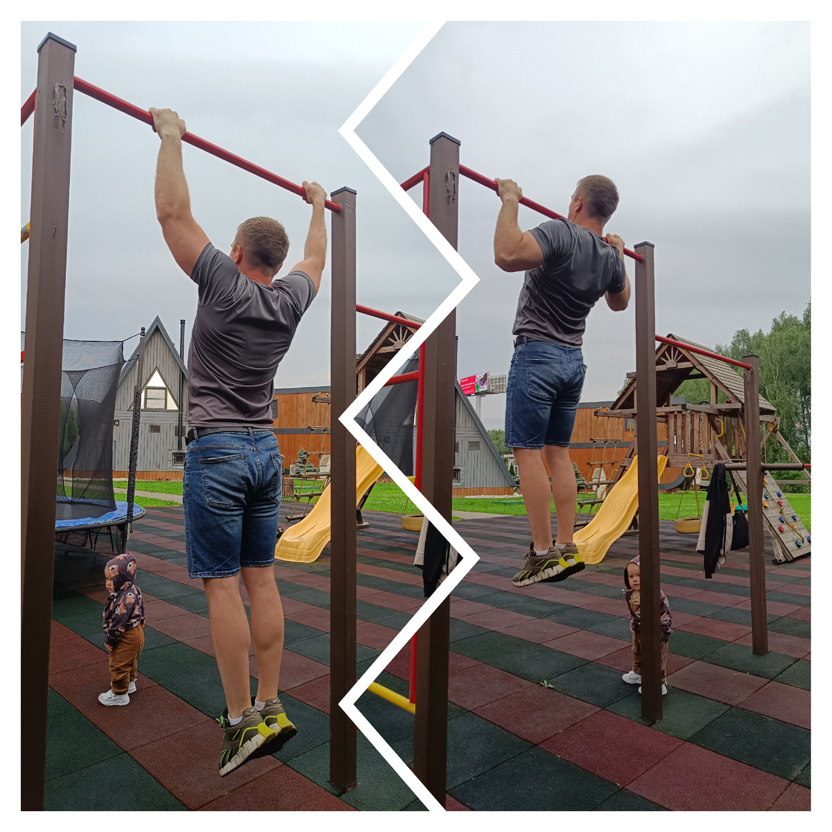 Подтягивания - 6 подходов в отказ