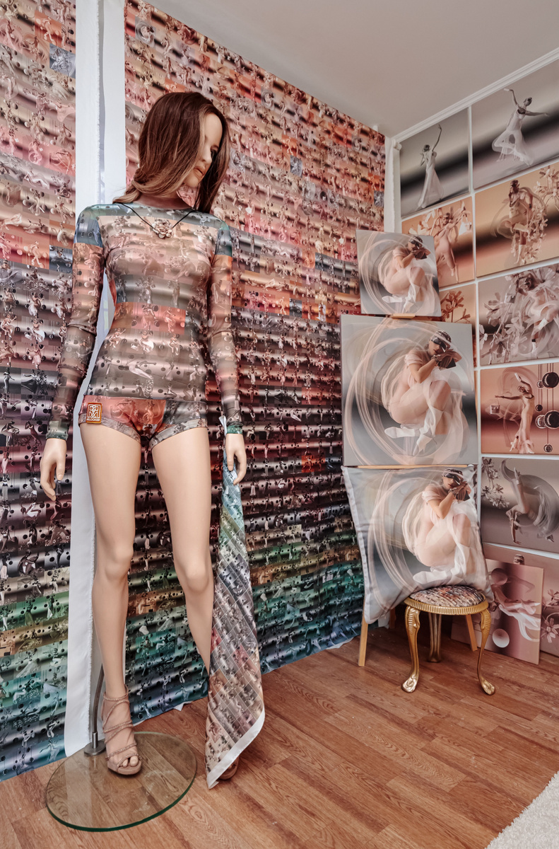 Одежда с меланиновыми профилями человека