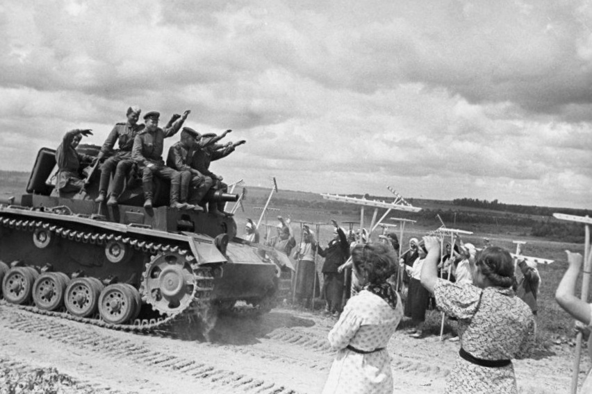 Трофейный немецкий танк PzKpfw III