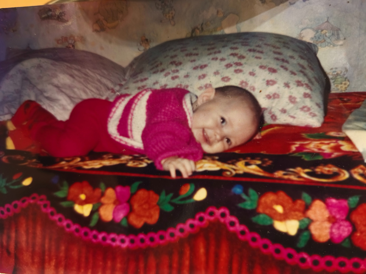 Настюша 4,5 месяца.