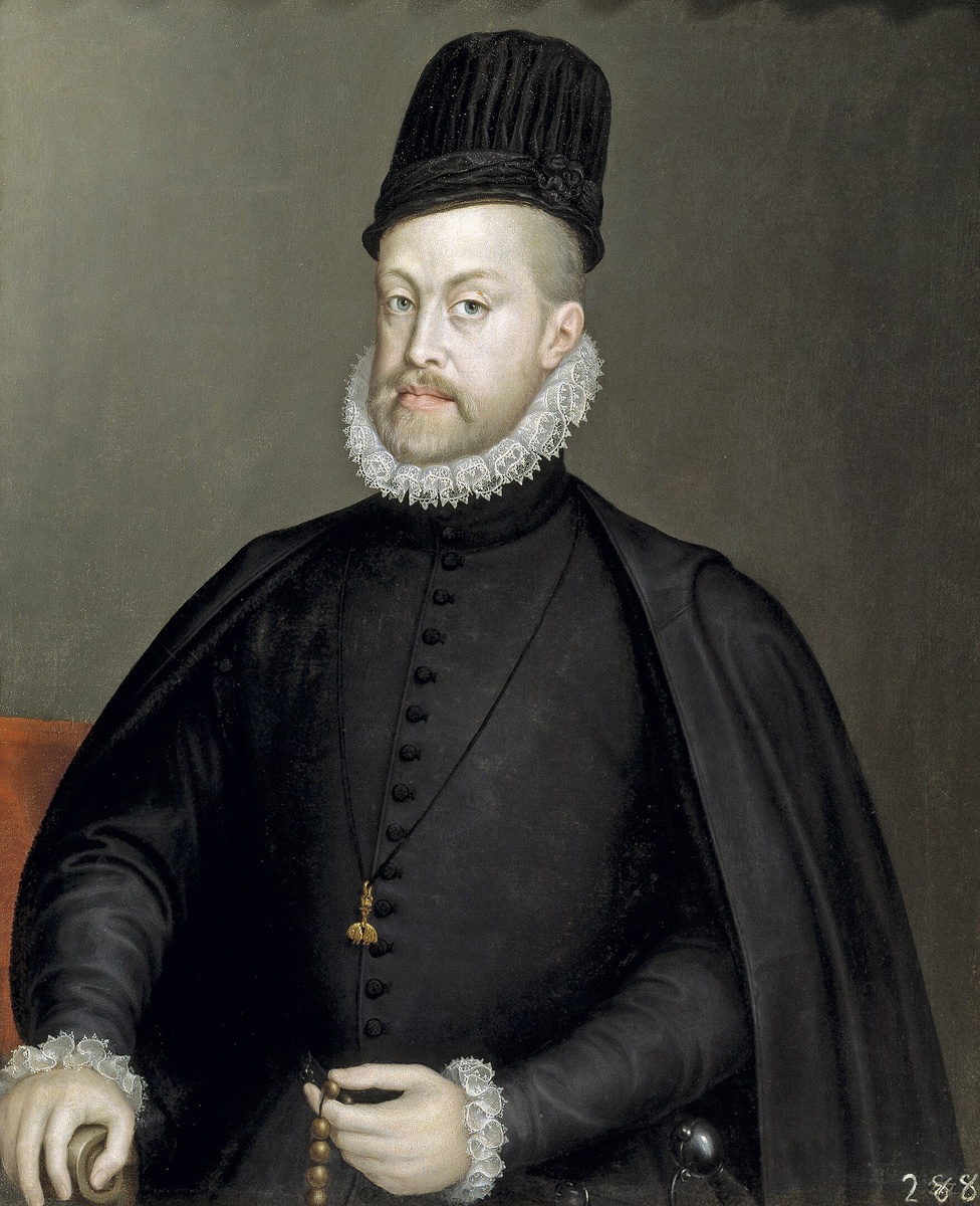 Итальянская художница Софонисба Ангиссола (1532–1625), Портрет Филиппа II Испанского (1565), Музей Прадо