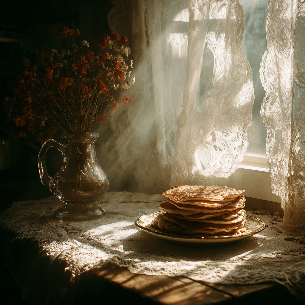 Блинчики, которые пекла бабушка.