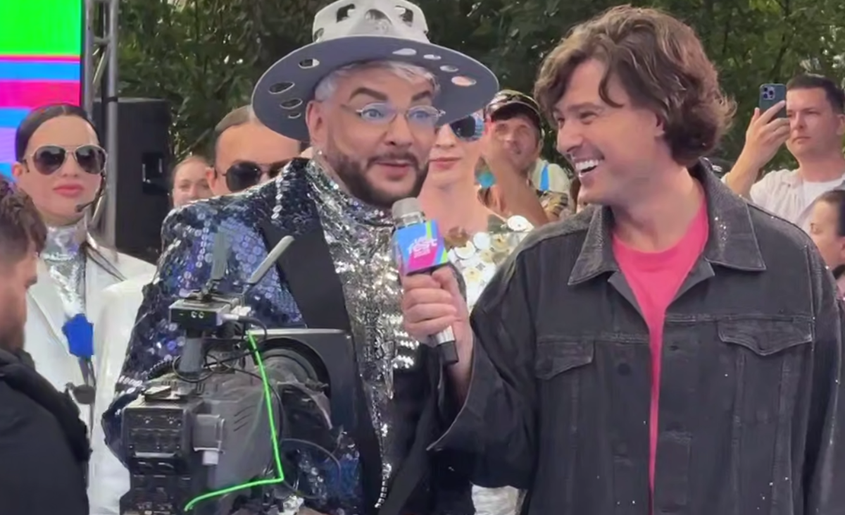 Филипп Киркоров и Прохор Шаляпин. Фото: Telegram / @darkvoicemag