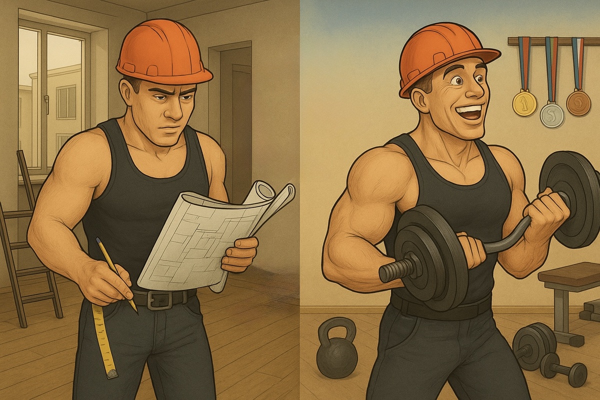 Когда думаешь, что можешь всё успеть — и объект, и спортзал