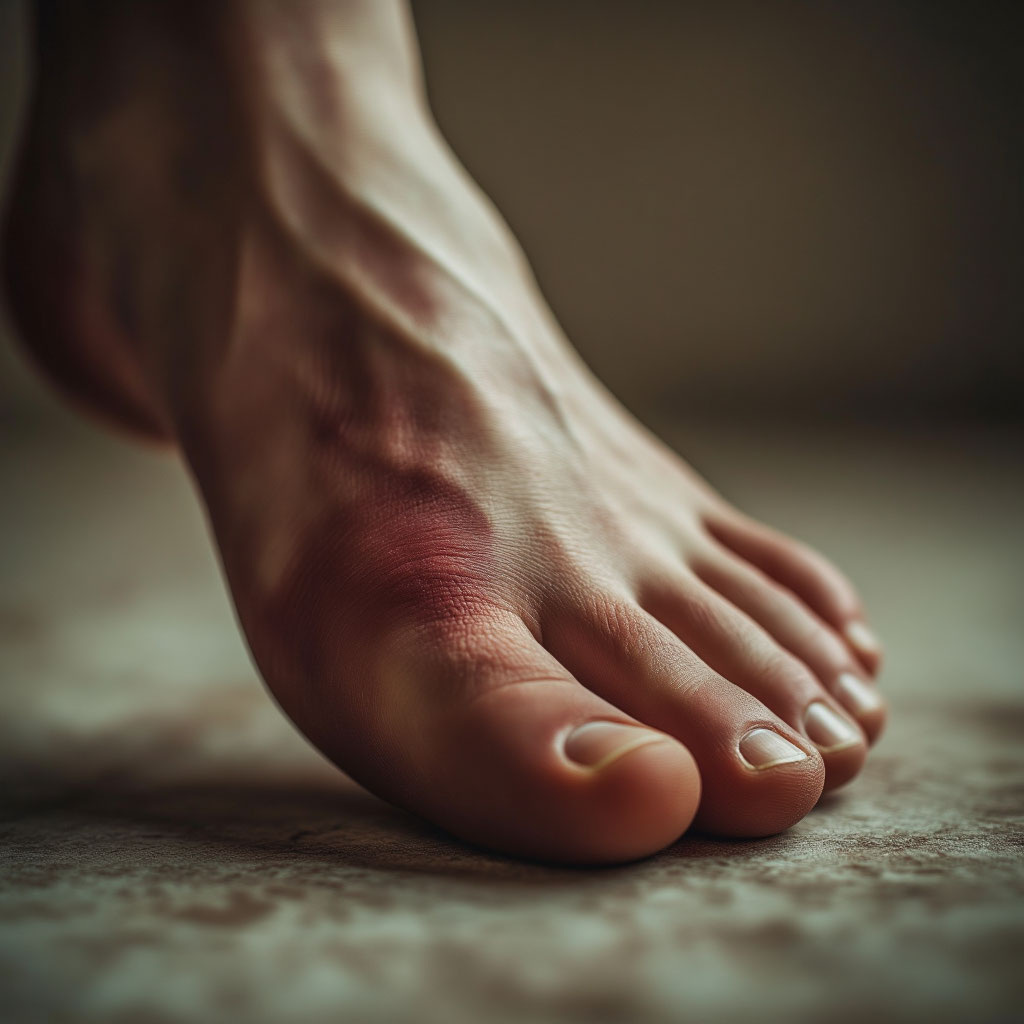 косточка  на стопе