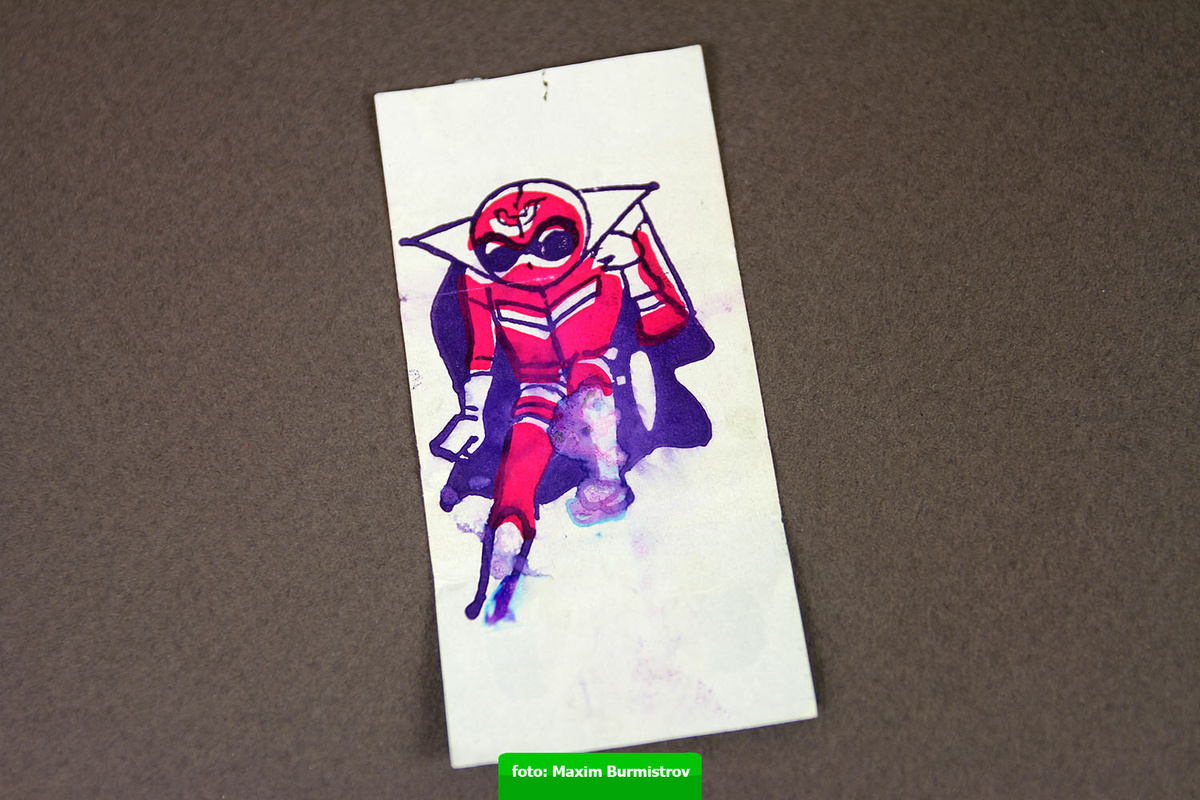 Переводная картинка-тату, которая встречалась только на японской продукции.