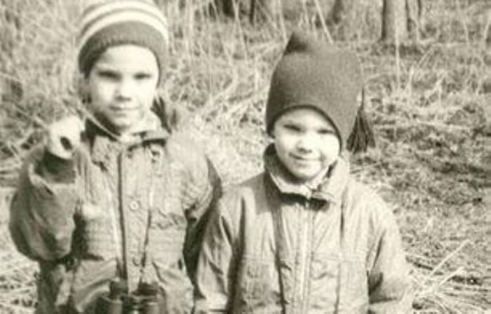 Братья Чадовы в детстве.
