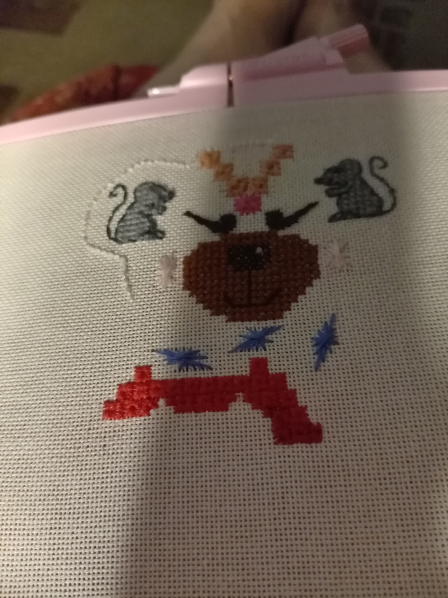 Фото вышивки на равномерке 