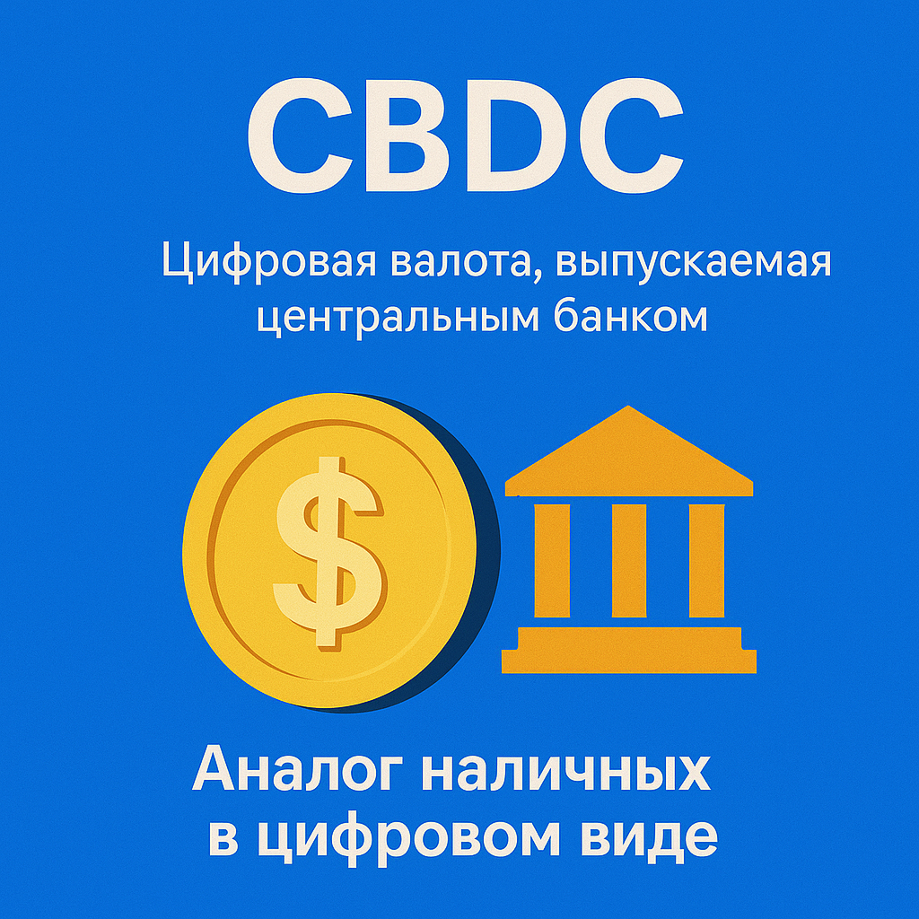 CBDC — это надёжная цифровая валюта, которую выпускает центральный банк. Она сочетает стабильность государственных денег с удобством цифровых расчётов, позволяя безопасно хранить средства, проводить мгновенные платежи и исключать посредников. Это официальный аналог наличных в новом цифровом формате.