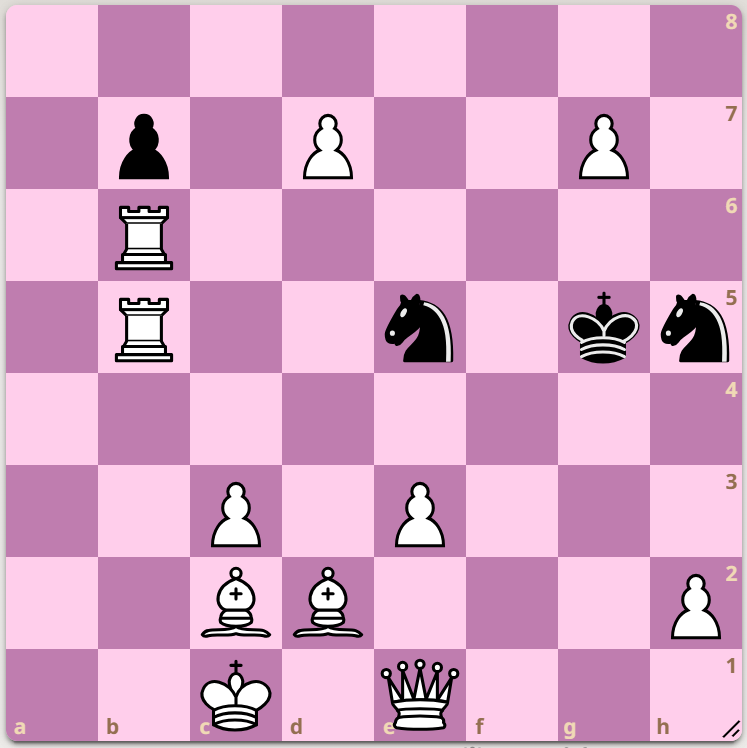 1. Мат в один ход, хо д белых