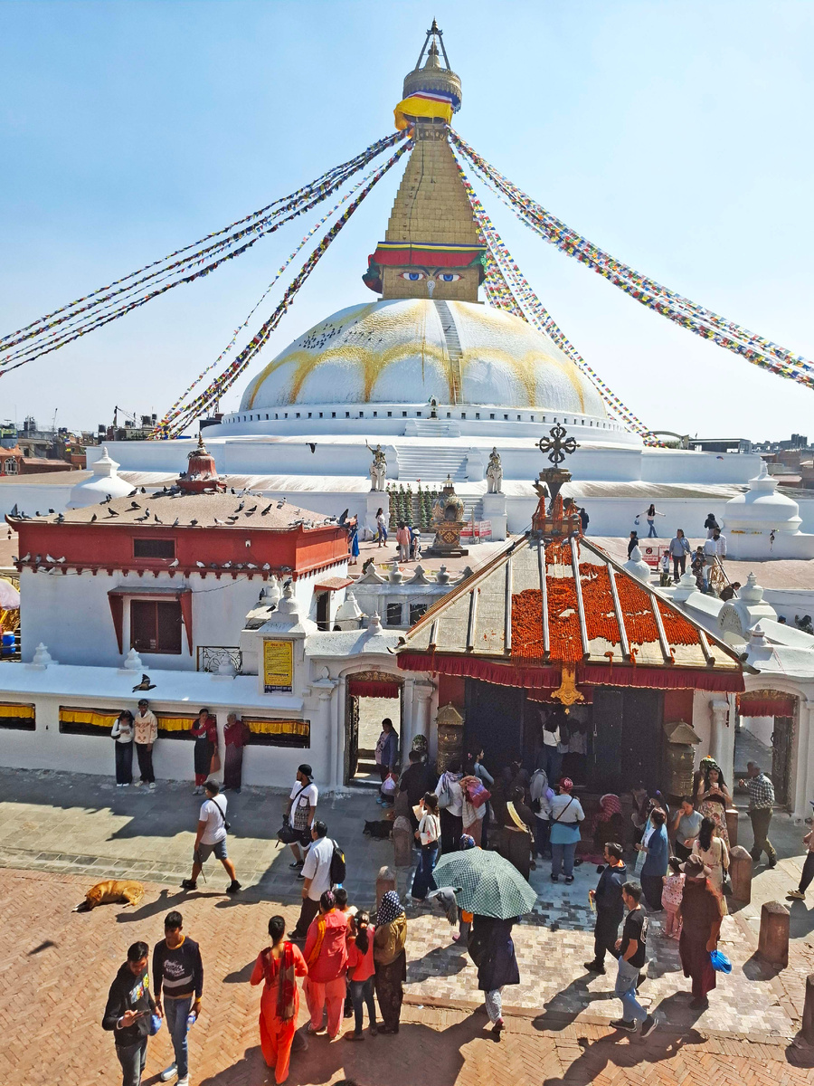 Ступа Боднатх в Катманду, Непал. Фото автора.