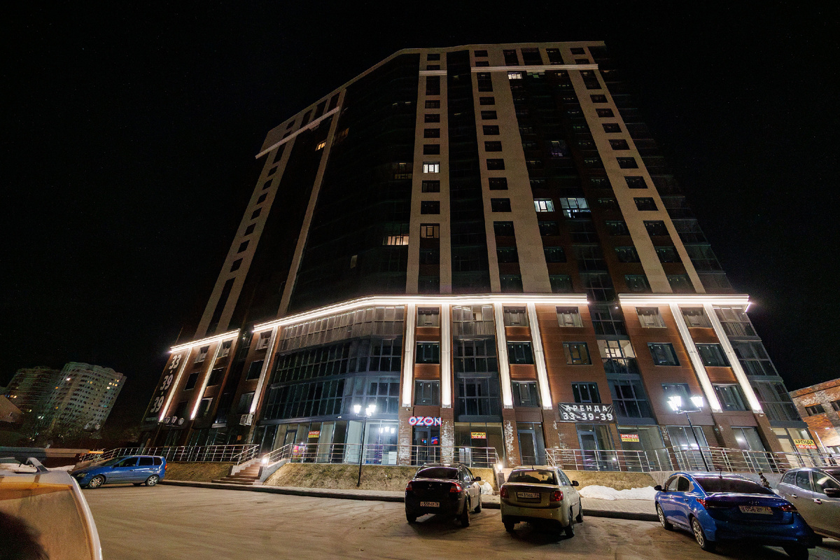 Наш кейс освещения ЖК Гармония, Ярославль