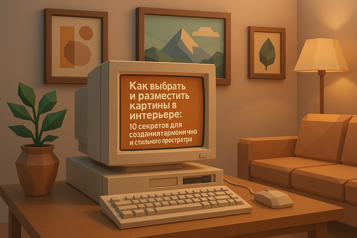    Советы по выбору картин, размещение в интерьере, гармоничный декор Арт Деко
