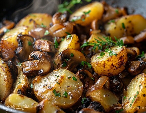 Картошка с грибами