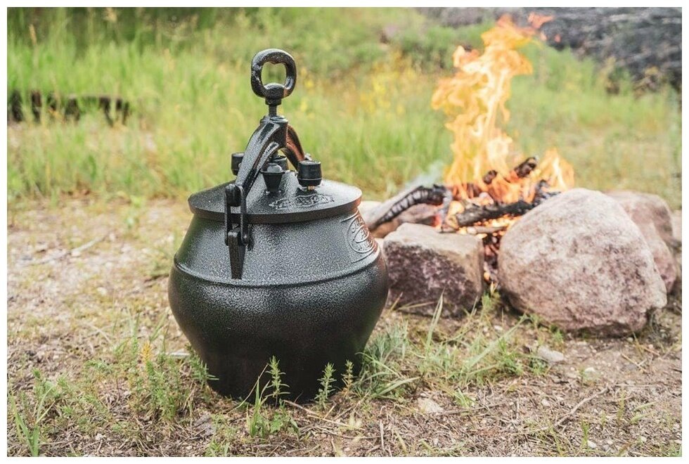С казаном хорошо на природе...