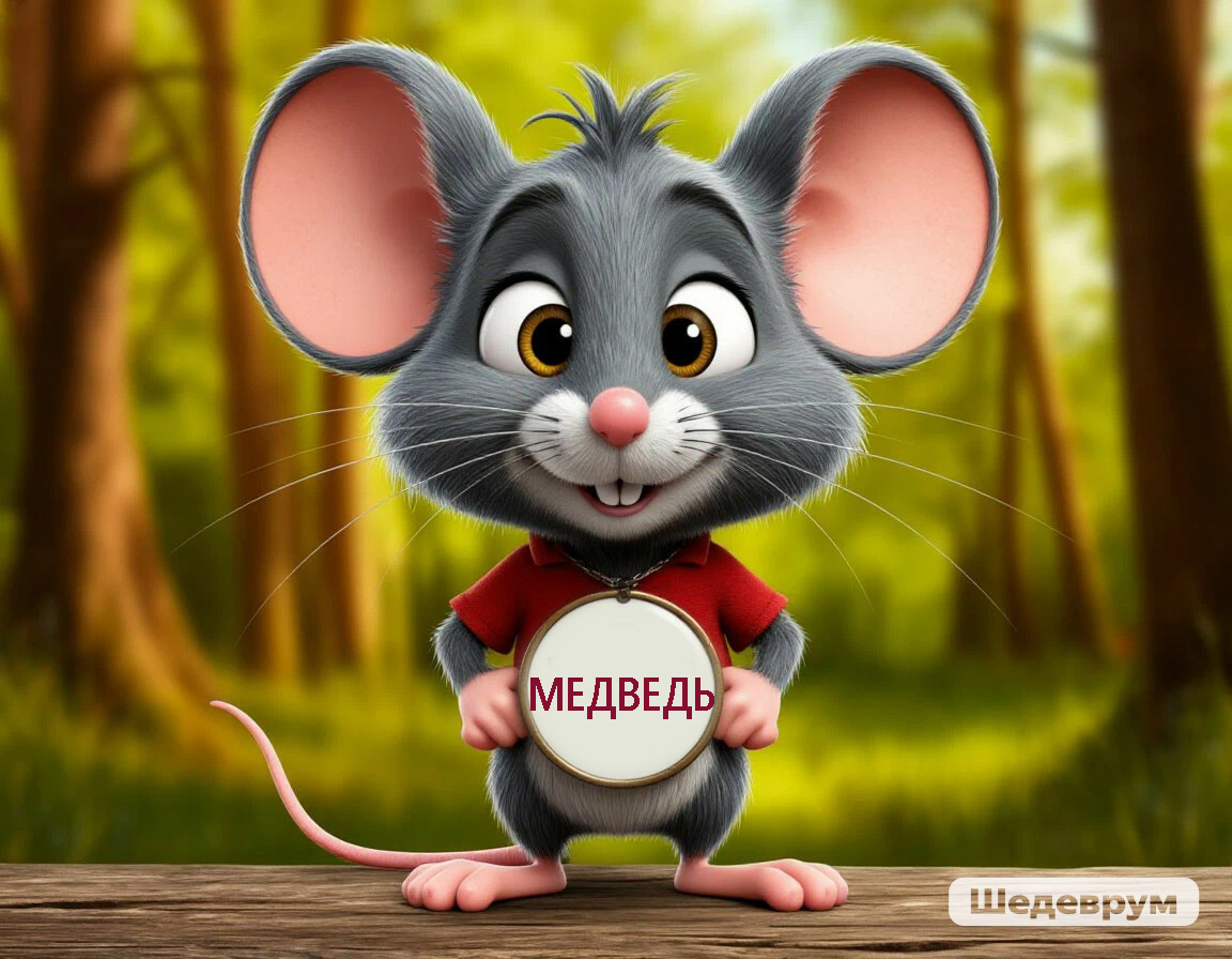 Иллюстрация нейросети к басне Олеси Емельяновой «Мышиное повышение».