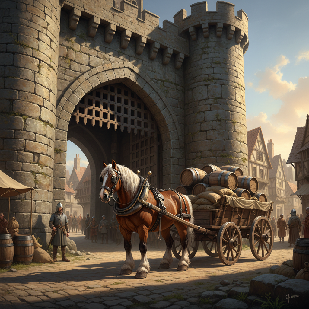 Колеса этой телеги доедут и до Москвы, и до Петербурда. А лошадь? Что лошадь?! Это шаперон. У нашего барина такой был.