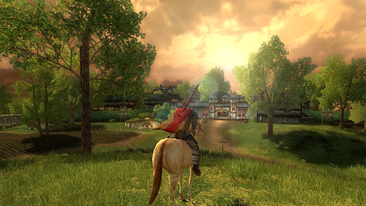 Пристенки, земли бри. Закат