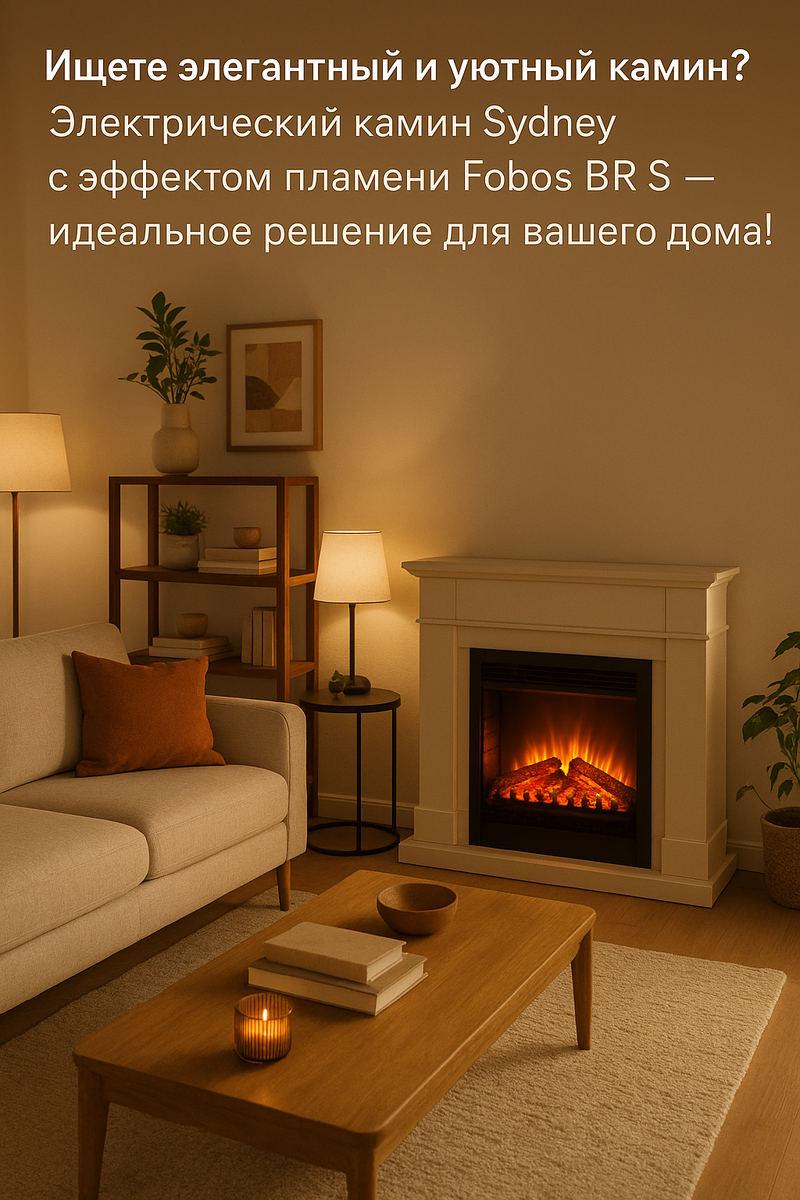    Электрический камин Sydney: 10 секретов элегантности и уюта, которые изменят ваш интерьер навсегда Kamin