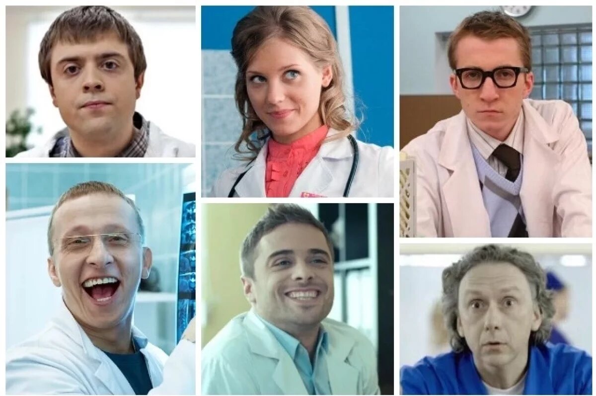    Александр Ильин-младший, Кристина Асмус, Дмитрий Шаракоис, Иван Охлобыстин, Илья Глинников, Вадим Демчог.