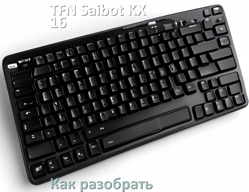 
Как разобрать клавиатуру TFN Saibot KX-16 и почистить