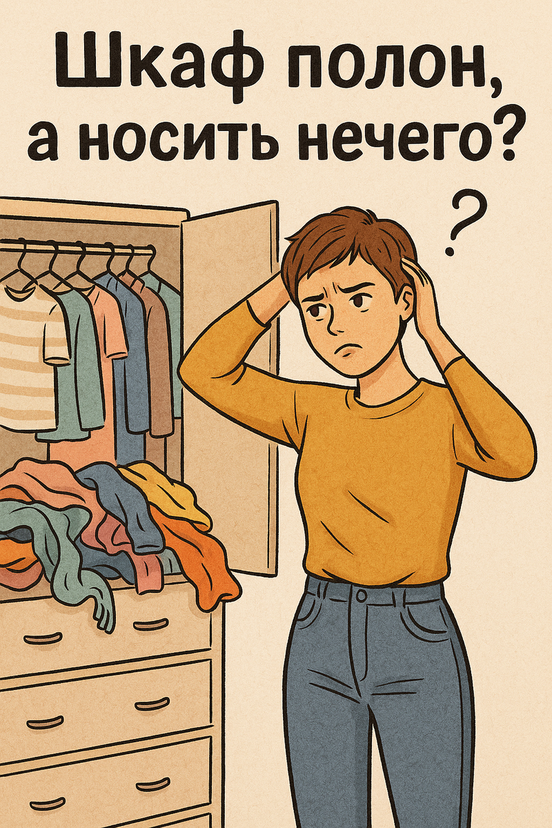 Шкаф полон, а надеть всё равно нечего? Возможно, дело не в вещах — а в том, как ты живёшь. Ответ — внутри твоего ритма, не модных трендов.