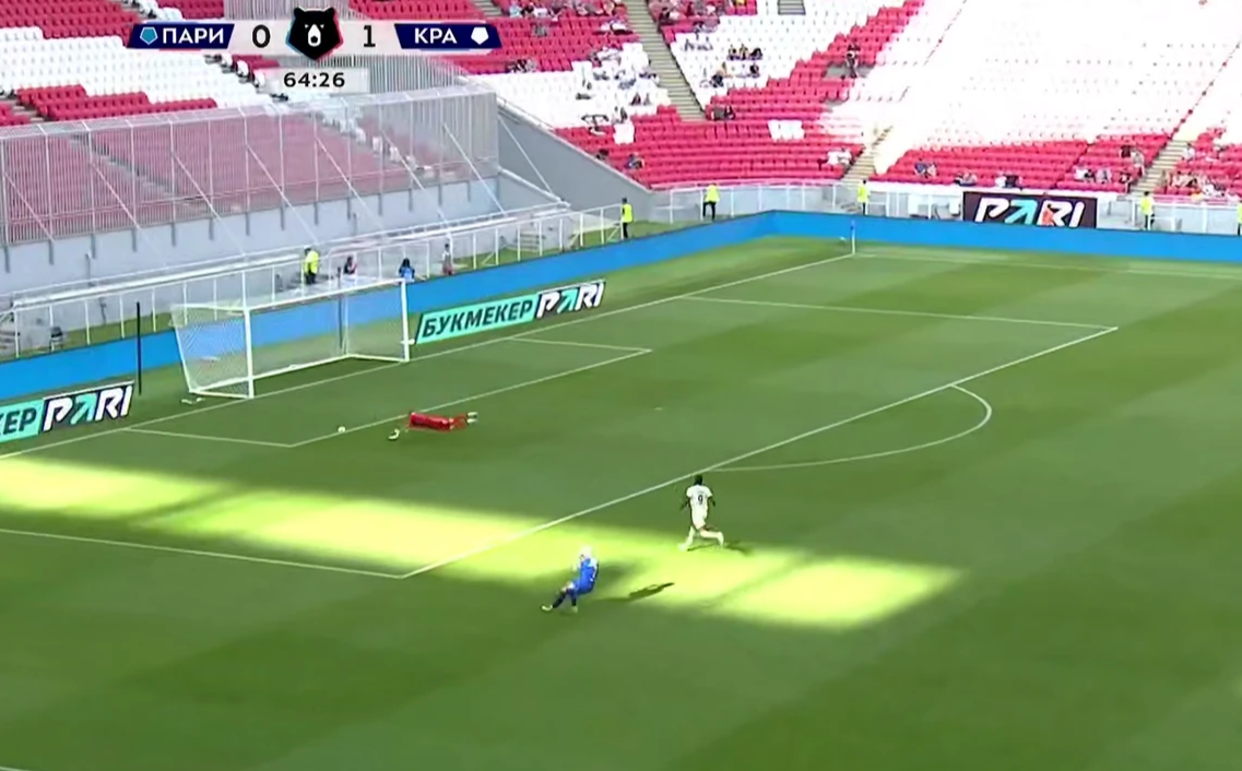 Автогол Виктора Александрова был "хорош". Фото: Матч Премьер