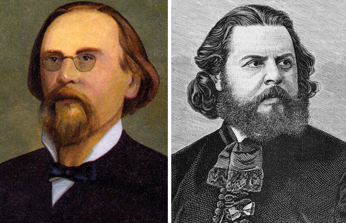 Иван Ларионов (слева) и Дмитрий Агренев-Славянский