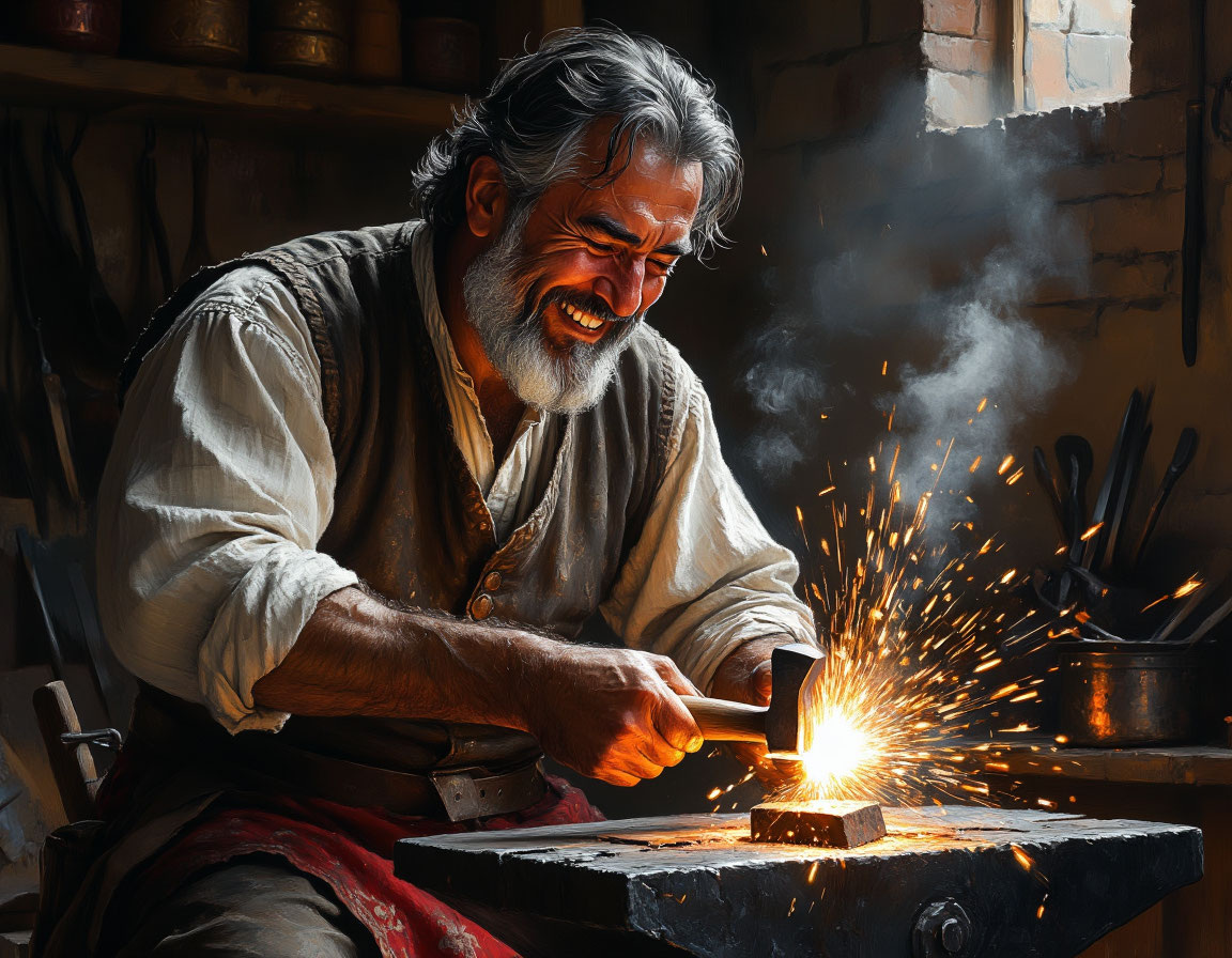 Осман находит сломленного горем Тургут-бея в кузнице и помогает ему справиться с чувством вины после предательства его лучшего воина.