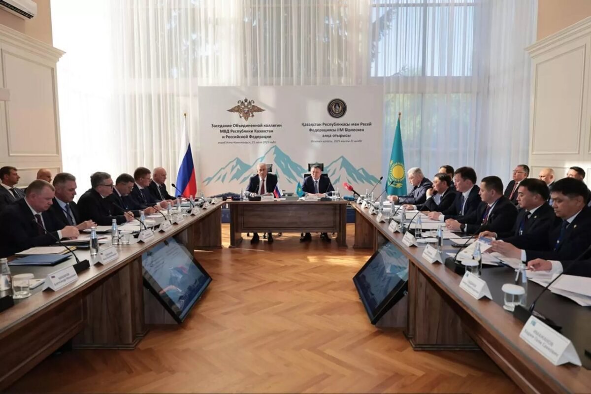 Заседание Объединенной коллегии министерств внутренних дел Казахстана и России
© Photo : Polisia.kz