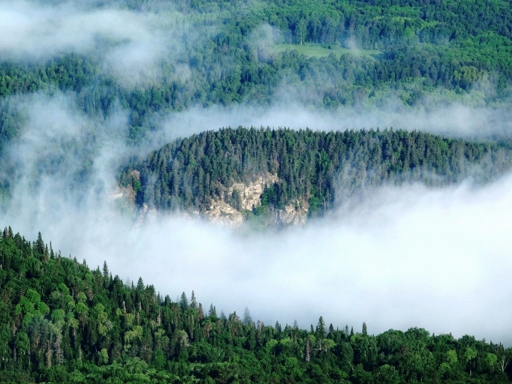 Инзер за туманом. Фото: Андрей Кузьмин