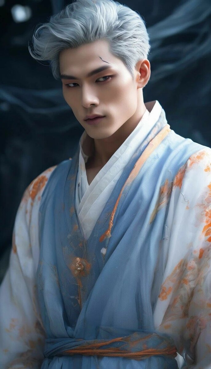 Очень серьезный взгляд, взгляд воина. 