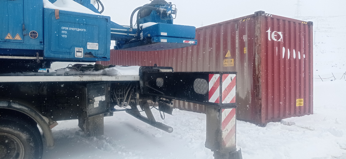 40-футовый пустой контейнер 