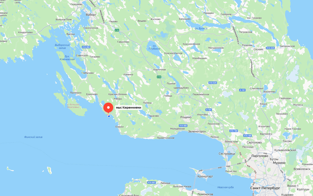 Место на карте