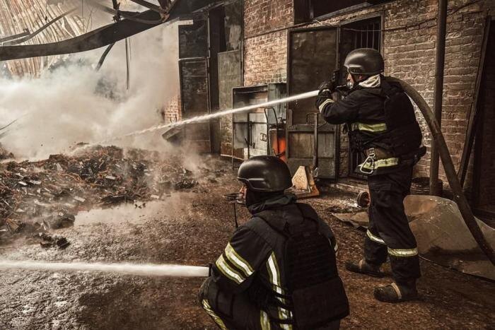 Последствия ночного удара по Киеву, источник Телеграм-канал Хроники Гераней